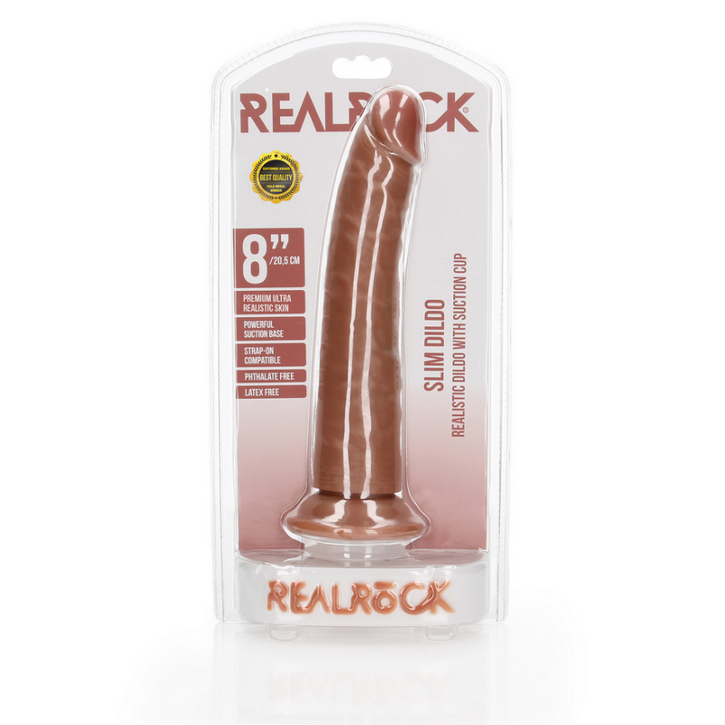 Dildo Slim Réaliste avec Ventouse - 8 / 20,5 cm