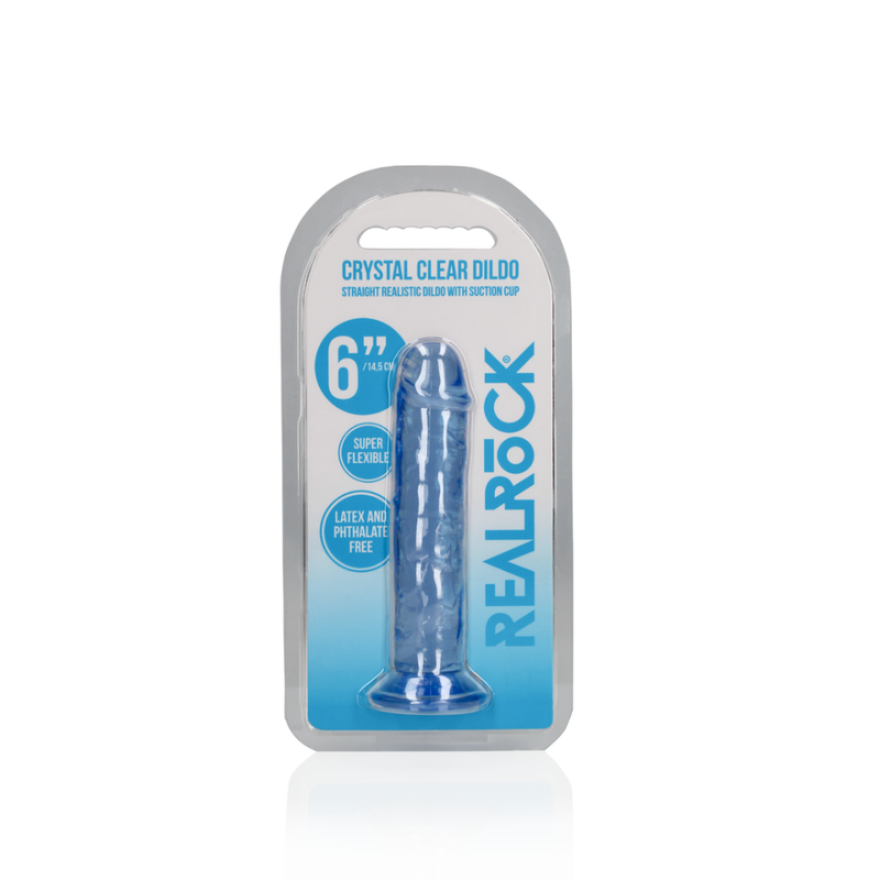 Straight Realistic Dildo with Suction Cup - 6'' / 14,5