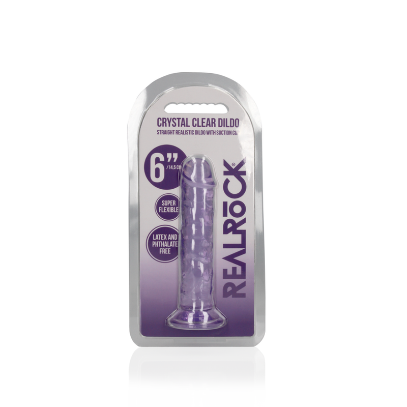 Dildo Réaliste Droit avec Ventouse - 6'' / 14,5