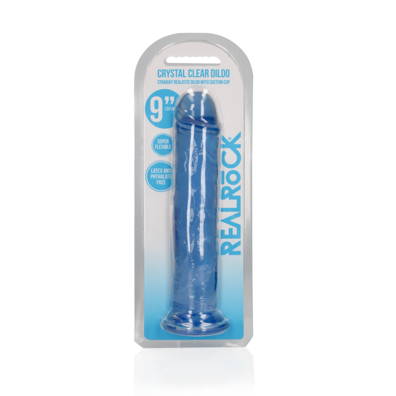 Dildo Réaliste Droit avec Ventouse - 9'' / 23