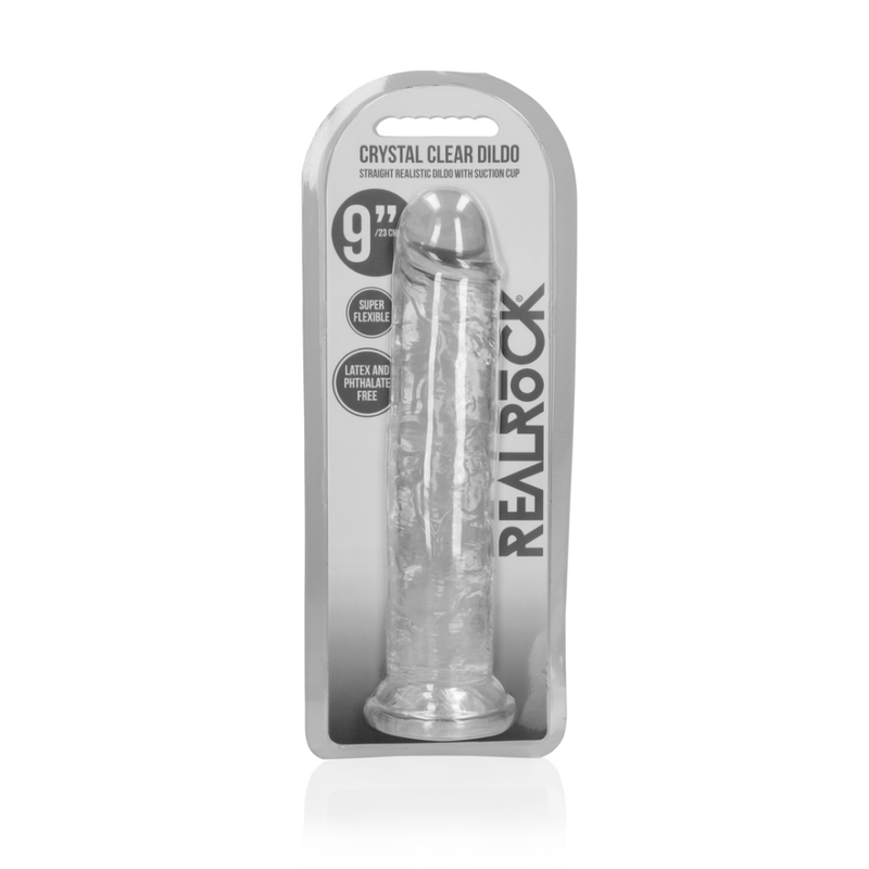 Straight Realistic Dildo with Suction Cup - 9'' / 23