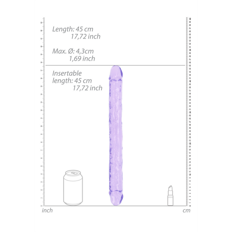 Realistic Double Dong - 18'' / 45 cm