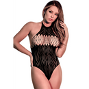 Body sans couture en col halter - Taille unique - Noir