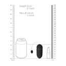 Œuf vibrant avec 10 vitesses - Noir