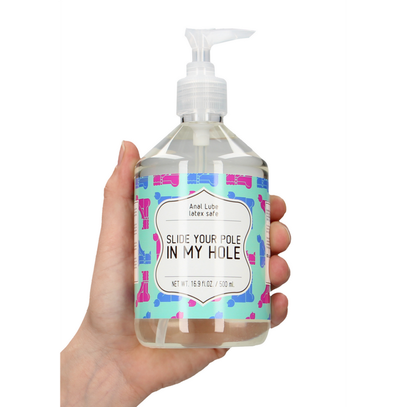 Glissez votre bâton dans mon trou - Lubrifiant à base d'eau - 17 fl oz / 500 ml