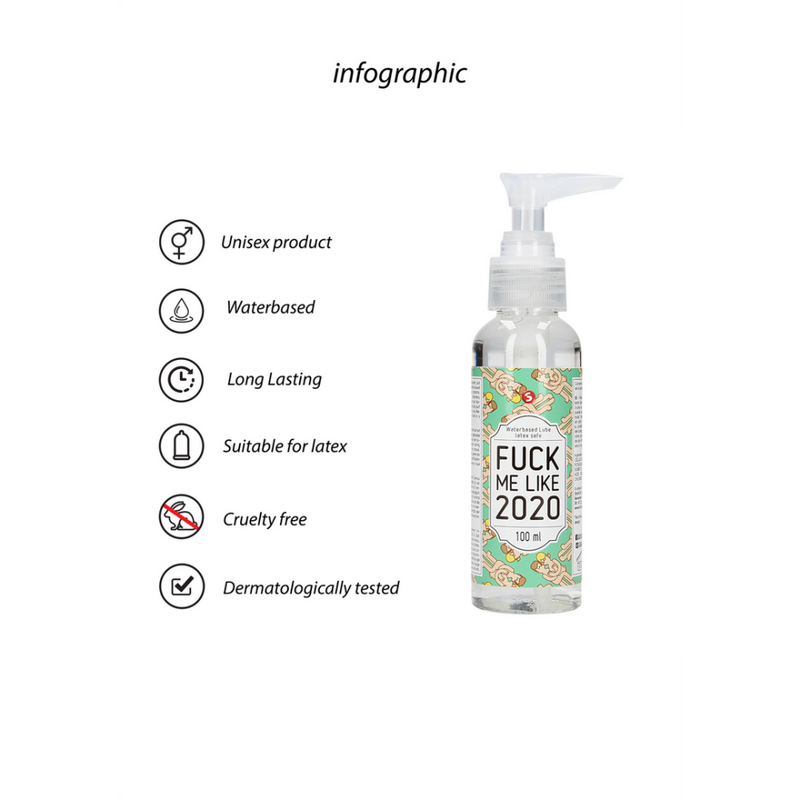 Fuck Me Like 2020 - Lubrifiant à base d'eau - 3 fl oz / 100 ml