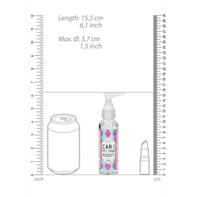 Puis-je caresser votre chatte ? - Lubrifiant de masturbation - 3 fl oz / 100 ml