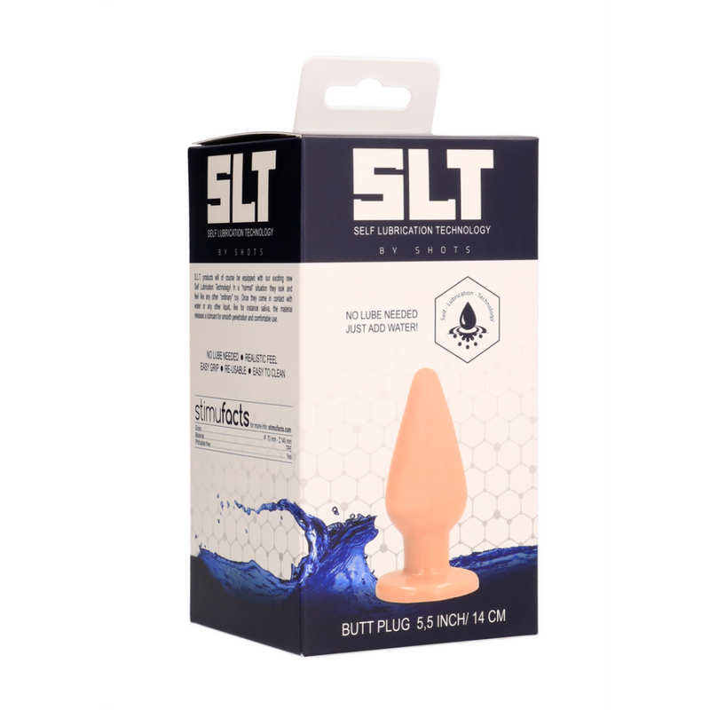 Buttplug auto-lubrifiant 5 pouces - Chair.