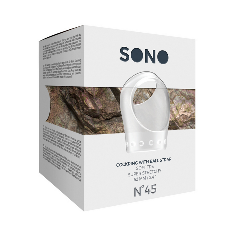 No.45 - Cockring avec sangle pour testicules