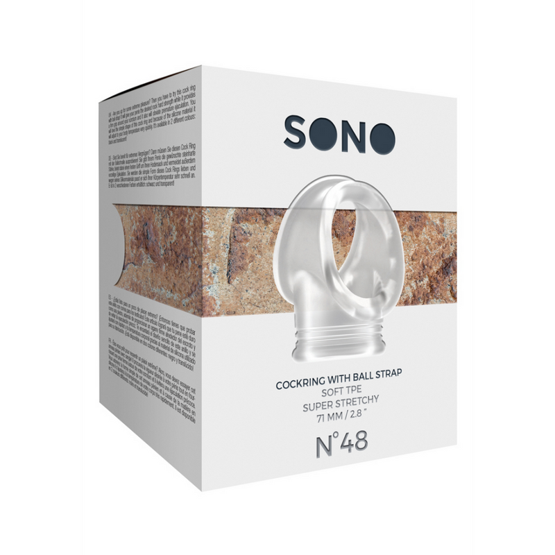 No.48 - Cockring avec sangle pour les testicules